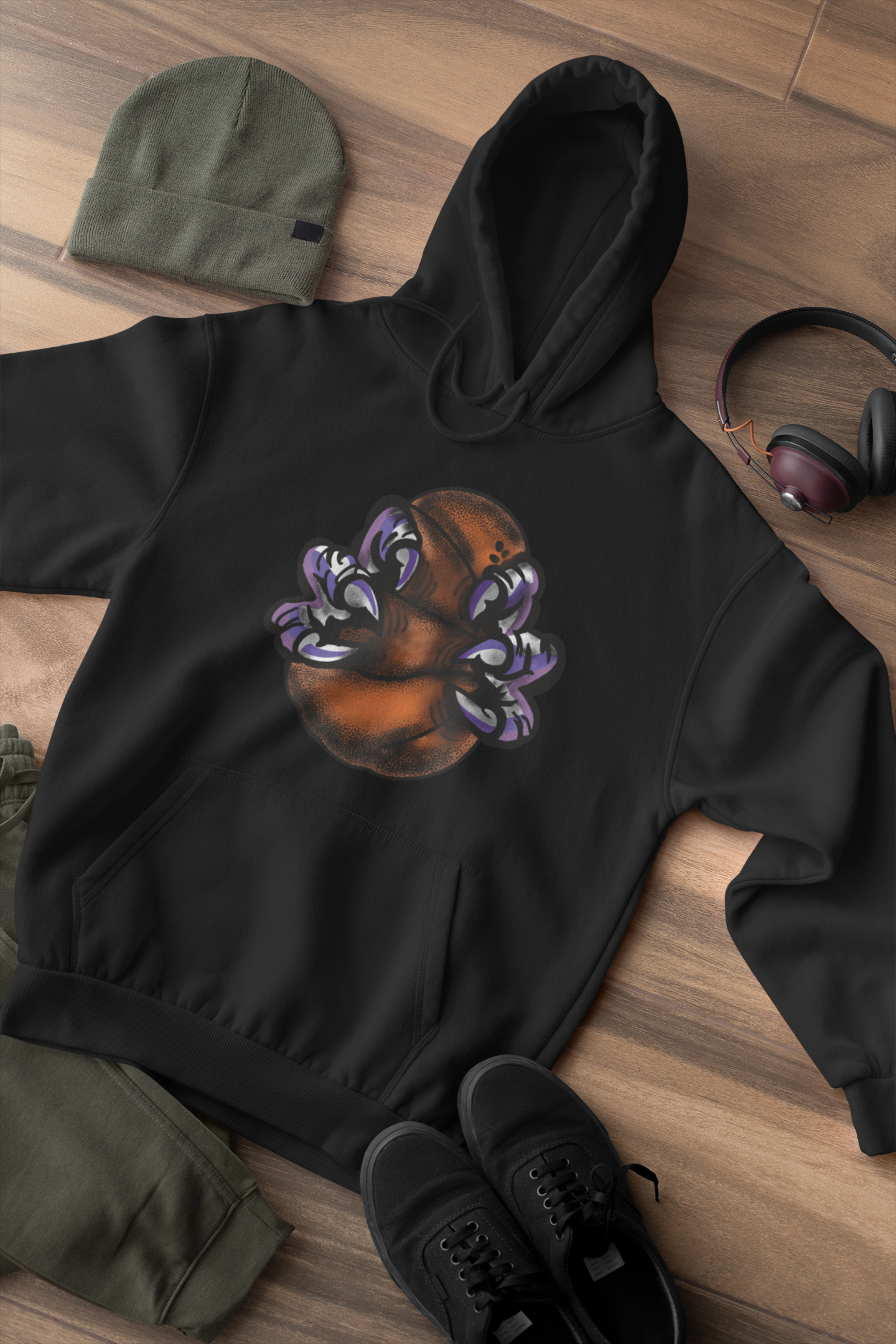 Raptor Dino Ball Hoodie