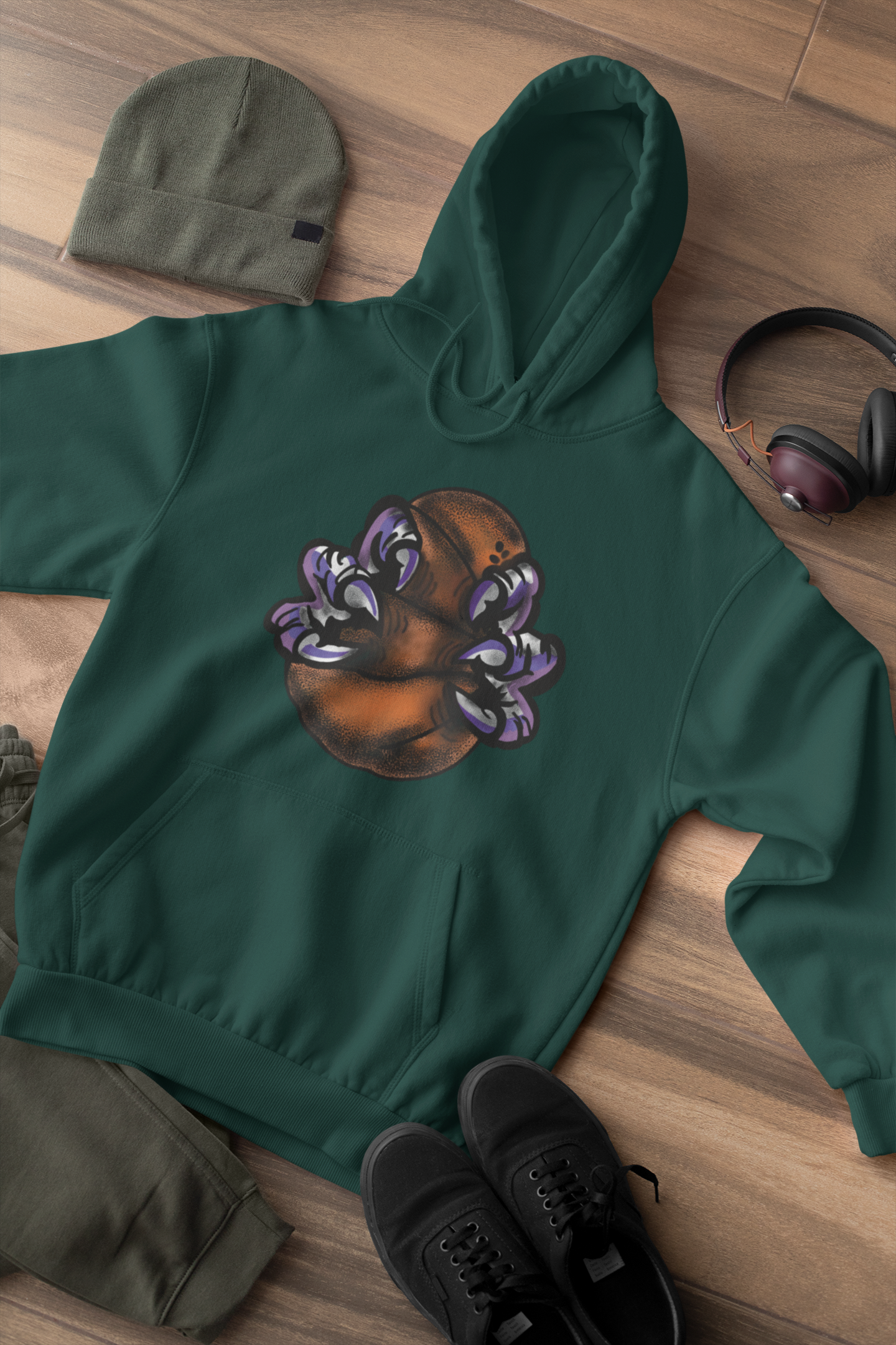 Raptor Dino Ball Hoodie