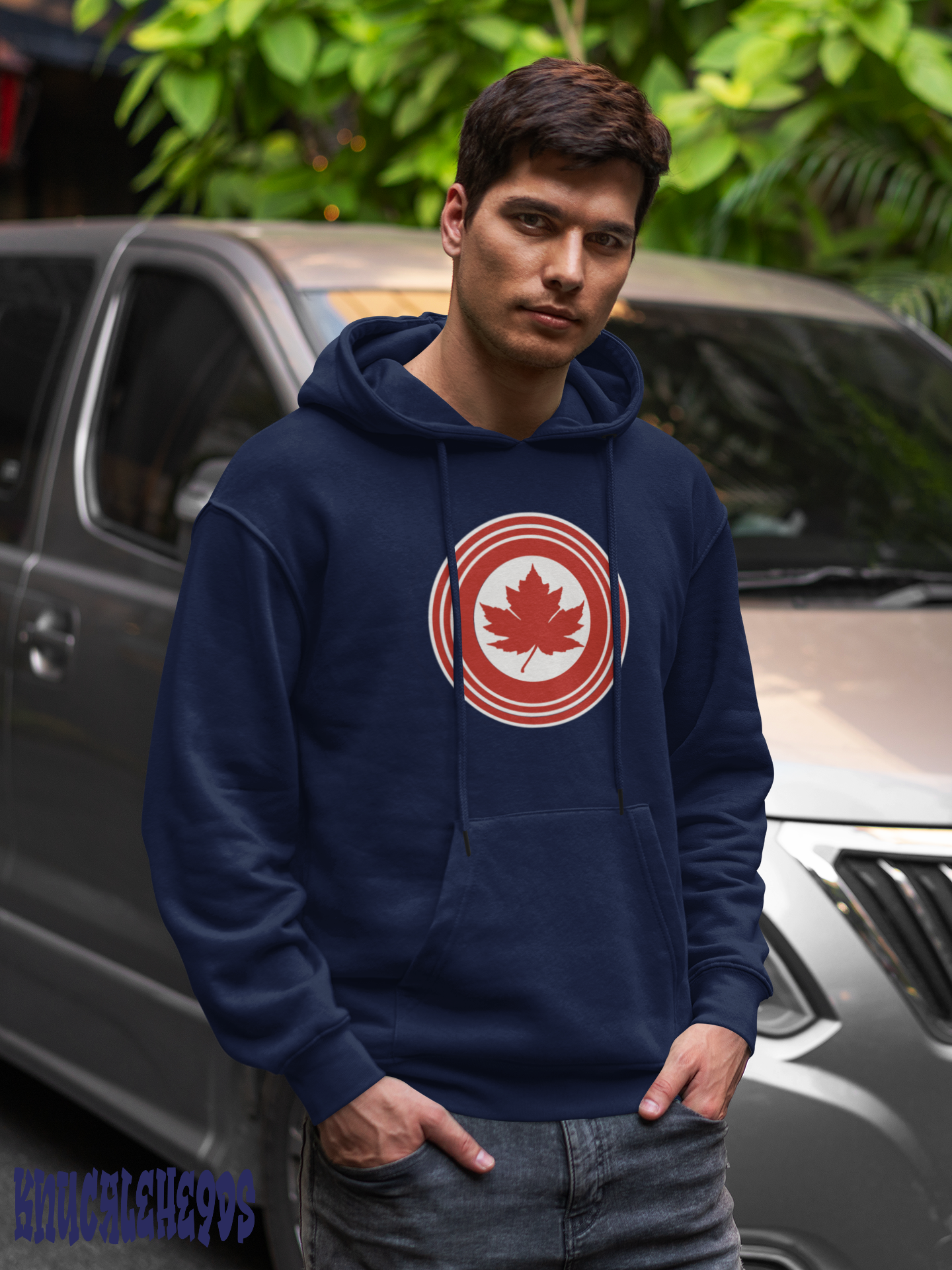 Red Rings Canada Hoodie