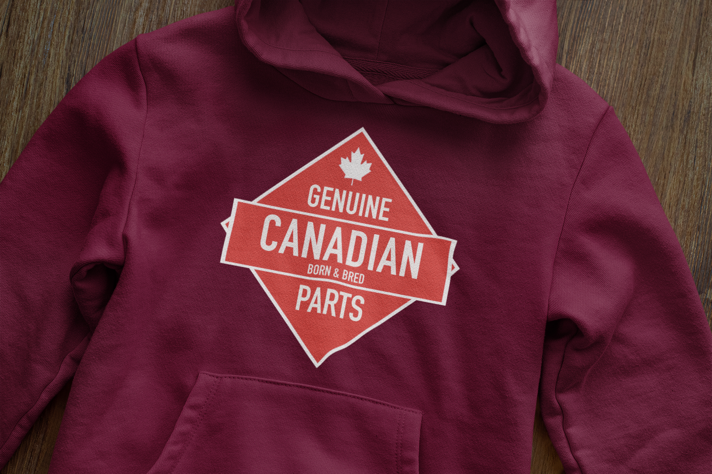 Canadian "Genuine Born and Bred" Hoodie