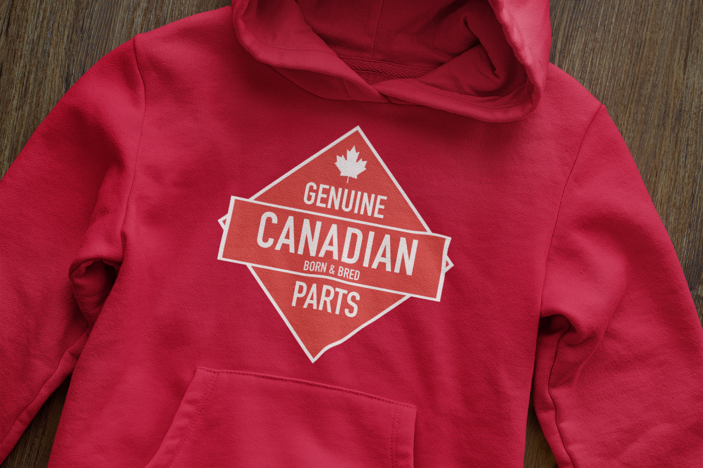 Canadian "Genuine Born and Bred" Hoodie